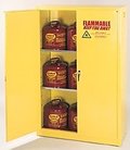 Safety Storage Cabinet with Manual Closing Doors 45 gallon size  yellow Model 1947