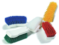 Color Coded Hand Scrub Brush 6 inch Polyester or Cutting Board Brush 40521