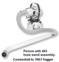 Number 463 38 inch or 96 cm long curved wand has a 30 degree curve on end of wand with 36 inch hose