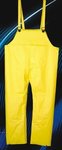 Rain Pants Bib Overall Neoprene and Nylon .35mm Yellow Durable double stitched and taped seams 2XL