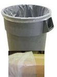 Trash bags clear 33 x 39  4 mil super super heavy trash bags 30 gallon to 33 gallon 50 per case