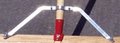 Metal broom brace no.AIS99 used for push brooms 18 inches to 36 inches wide