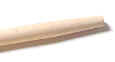 Wood handle tapered end made with hardwood 72 inches long x 1.125 inch diameter.