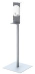 Stand with Automatic Gel Hand Sanitizer Dispenser refillable tank White