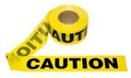 Yellow Caution Barricade Tape 3 inches wide x 1000 feet roll 2 mil thick Caution printed in black ink