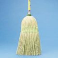 BROOM PARLOR 100 percent CORN  WOOD HANDLE sold by the dozen