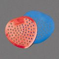 Urinal screens blue bubblegum fragrance sold by the dozen