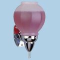 Globe soap dispenser translucent plastic globe sits on rust and corrosion proof chrome plated plastic base. 18 oz. capacity