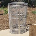 EXPANDED STEEL STREET BASKET