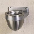 Round Wall Urn BRUSHED STAINLESS ROUND