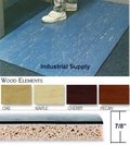 Anti Fatigue Mats Deluxe Industrial  .875 Inch Thick  Wood Elements  24 inch x 36 inch