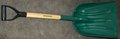 Poly Scoop Shovel No. 12 Size equivalent  14.75 inches x 18.75 inches poly blade 27 inches Ash wood handle