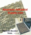 Tire Fabric Link Mat 14 inch X 22 inch Regular edge.  Durable mat for Out side use