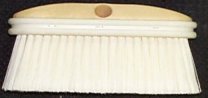 Car wash brush with white flagged tip polystyrene trim 9 inches wide