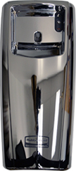 Metered air freshener dispenser chrome rubbermaid LED dispenser no. 1793539
