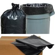 Trash bags black 33 x 39  4 mil super super heavy trash bags 30 gallon to 33 gallon 50 per case