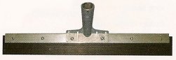 Floor squeegee straight 30 inches wide with black rubber blade 4124TP
