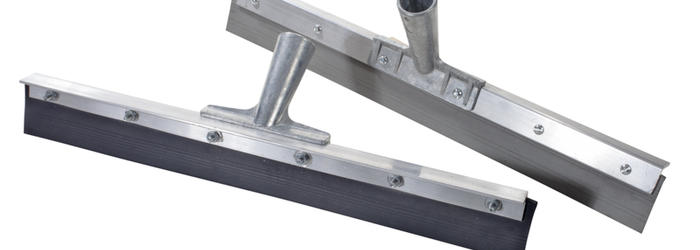 FLOOR SQUEEGEE STRAIGHT 36 inches wide WITH GRAY NEOPRENE BLADE 4130TPN.