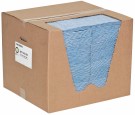 Oil Only Blue Absorbent Pads 100 per box 15 inch X 19 inch heavy weight pads