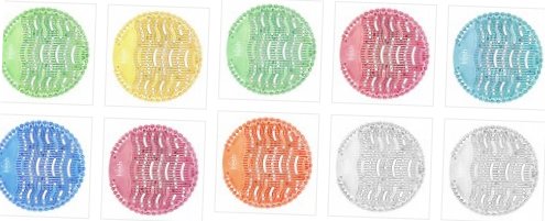 Eco Fresh Wave Urinal Screens  10 per box  many fragrances