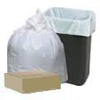 Trach bags white 24x32 1 Mil thick 10 gallon to 15 gallon size 250 per case. 24 x 33.
