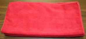 Microfiber cleaning cloths red 16 x 16 highest quality 50 per pack