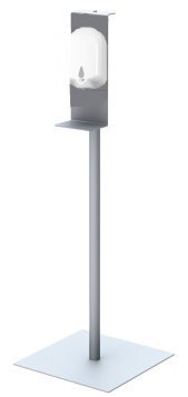 Stand with Automatic Liquid Hand Sanitizer Dispenser refillable tank White