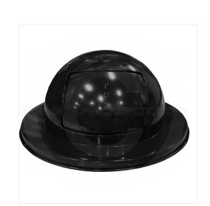 Steel Round top or Dome top drum lids 30 to 32 gallon size black. Workers choice