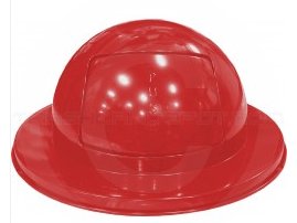 Steel Round top or Dome top drum lids 30 to 32 gallon size red Workers choice