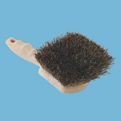 Utility Brush Palmyra Fiber Plastic Block Standard utility brush overall length 8.5 inches