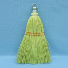 BROOM WHISK 100 percent CORN WITH METAL RING sold by the dozen