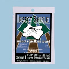 INSECT SHIELD REPELLANT WIPES