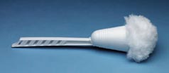 Toilet bowl mop cone bowl mop removes excess liquid.