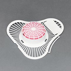 URINAL SCREEN WITH DEODORANT BLOCK CHERRY FRAG. PARA  SOLD BY THE DOZEN