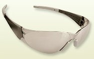 Doberman safety glasses indoor outdoor lens with gel nose piece black frame ENB50S