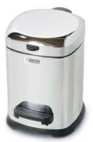 5 gallon  Round step can  Stainless Steel with Plastic Liner