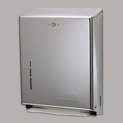 C FOLD OR MULTIFOLD TOWEL DISPENSER BRIGHT CHROME