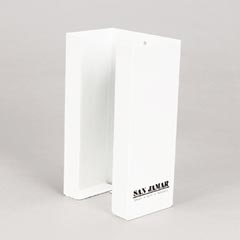 DISPOSABLE GLOVE DISPENSER  WHT ENML