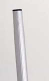 Aluminum Handle tapered 56 inch long with 1.5 degree tapered end for floor squeegees AL140