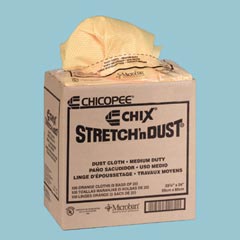 CHIX STRETCH N  DUST CLOTH YELL and ORG With  MICROBAN