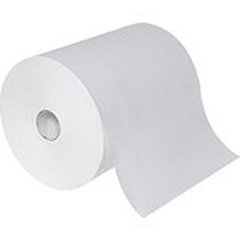 White paper roll towels 10 inches wide 800 feet long 6 rolls per case fit Enmotion Towel Dispensers