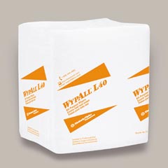 WypAll L40 Quarterfold Wipers White All purpose wiper   56 wipers per pack 18 packs per case.1008 wipers per case 12.5 inch  x