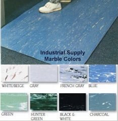 Anti fatigue mats deluxe industrial  .5 inch thick  marble colors  18 inch wide choose length