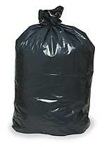 Trash bags black 38 x 59 3 mil  50 gallon to 60 gallon super extra heavy duty trash bags 50 per case