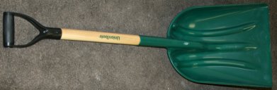 Poly Scoop Shovel No. 12 Size equivalent  14.75 inches x 18.75 inches poly blade 27 inches Ash wood handle
