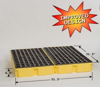 Spill Containment Platform for 4 X 55 gallon drum Number 1634