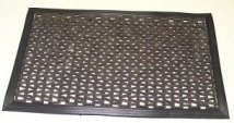Tire Link with Beveled Edges around mat 36 inches x 72 inches