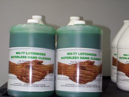 WH 77 WITH GRIT FLAT TOP GALLON BOTTLE