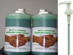 WH 77 WITH GRIT FLAT TOP GALLONS 6 GALLONS CASE With 2 each .125 oz. Plastic pumps